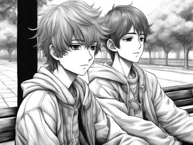 Diseño de personas en el dibujo Manga