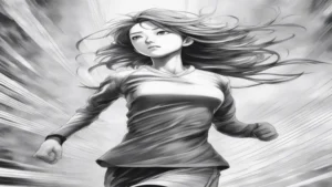 Líneas de acción en el dibujo manga