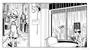 Maquetación de dibujo Manga