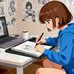 Dibuja Manga y trabaja al mismo tiempo