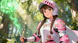 Armaduras y atuendos en el dibujo Manga